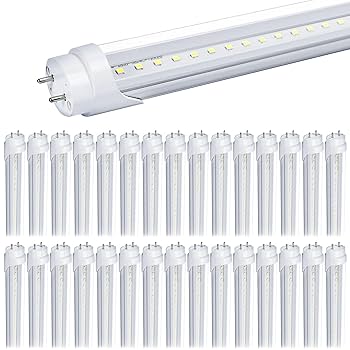 Ghiuop 30-Pack T8 LED Bulbs 4 Foot Tube Light, 4ft LED Shop